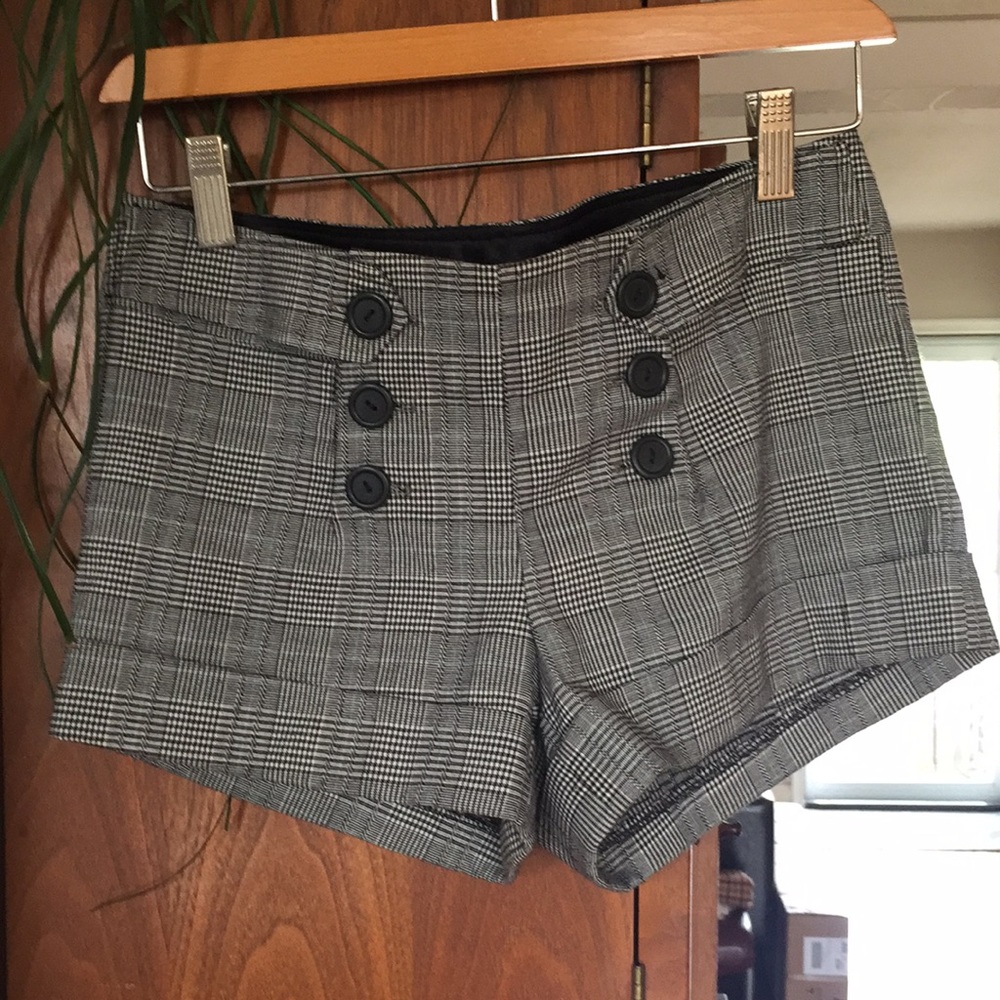 Forever 21 plaid sailor shorts
